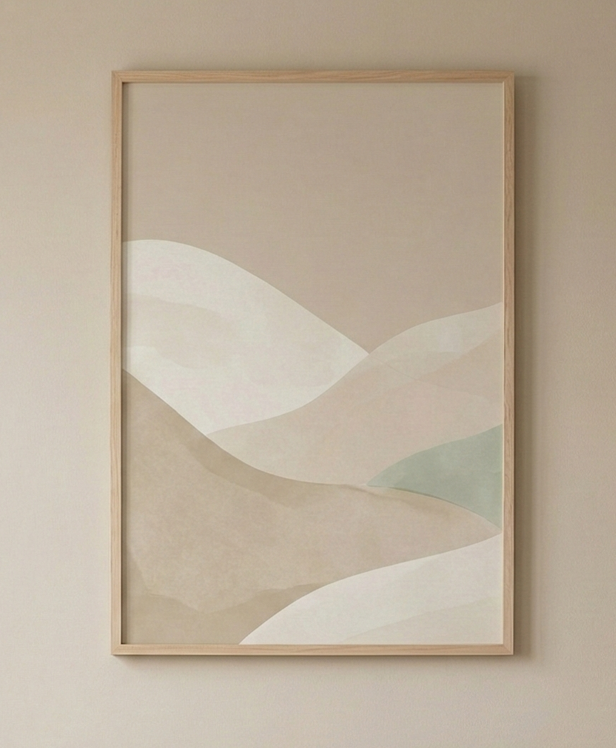 Soft Hills – Nursery Wall Art Poster