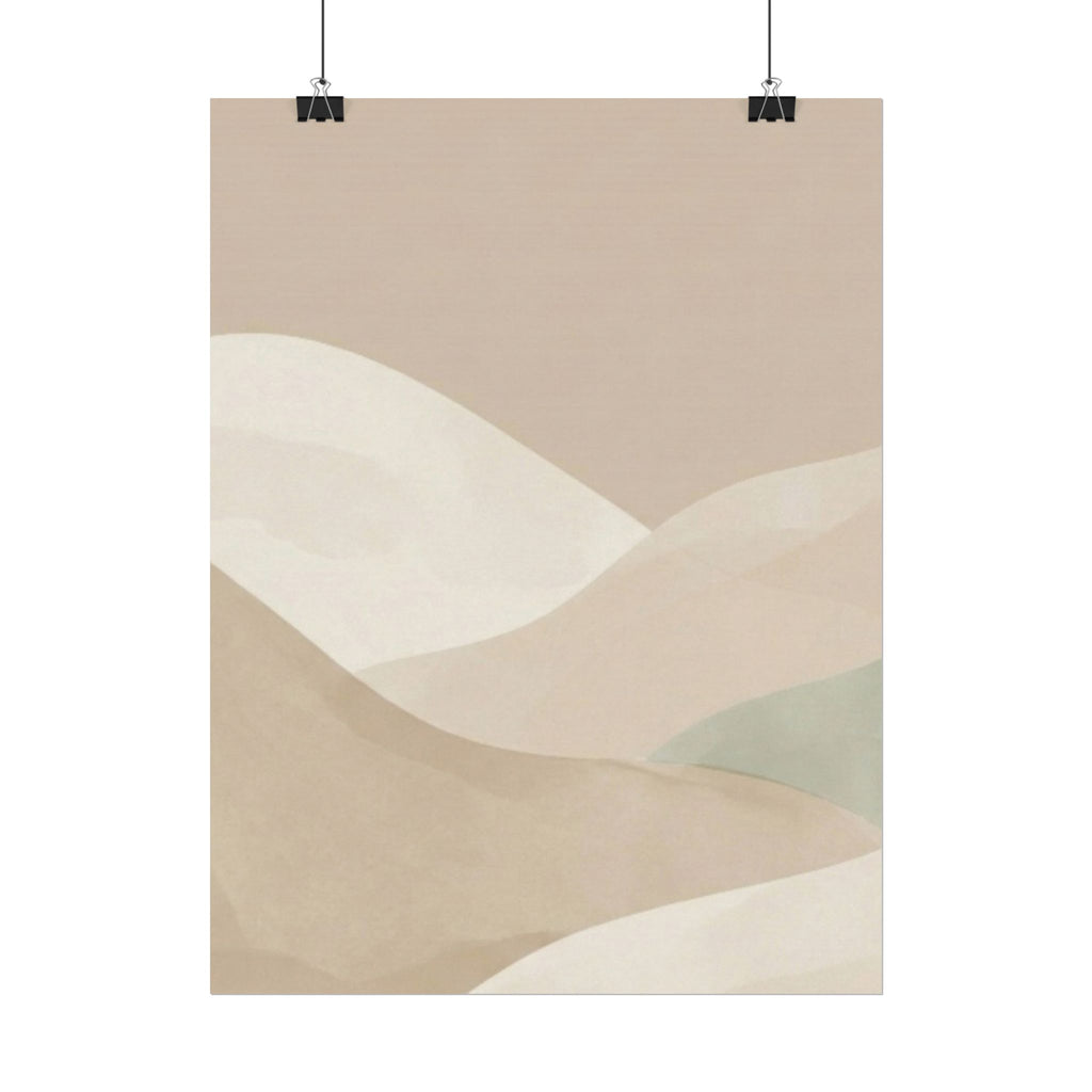 Soft Hills – Nursery Wall Art Poster