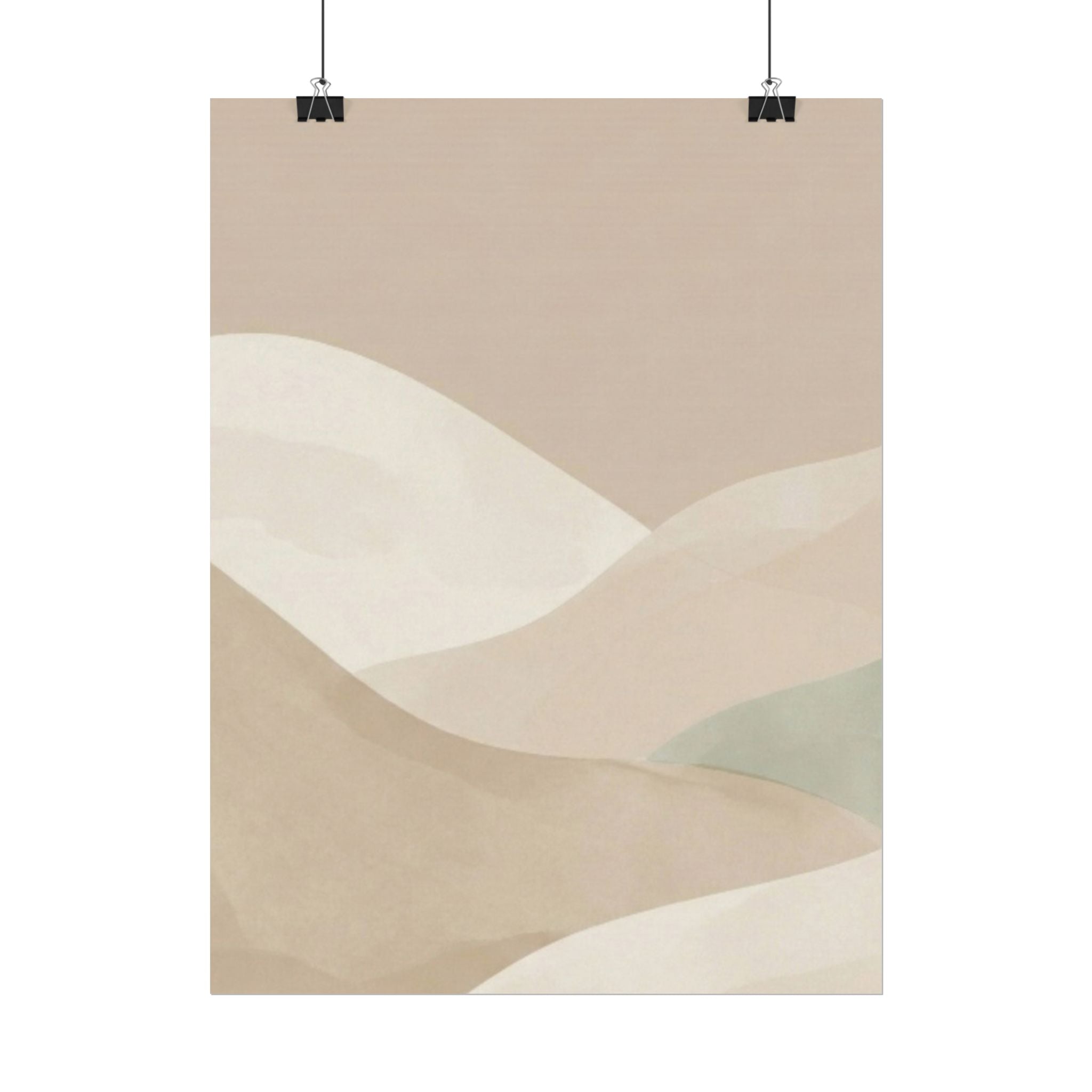 Soft Hills – Nursery Wall Art Poster