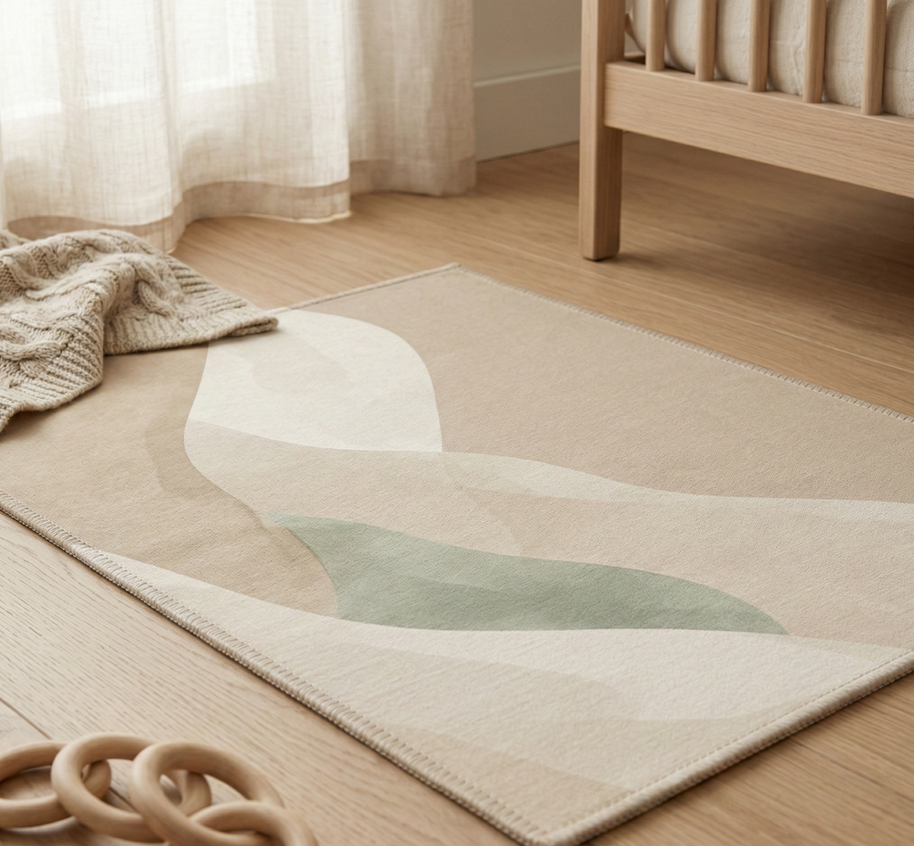 The Serene Desert Wave Area Rug
