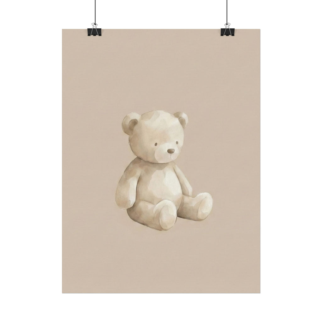 Quiet Bear – Nursery Wall Art Poster